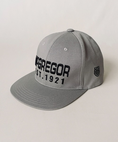 McGREGOR（マックレガー）の「McGREGOR 3D Embroidery Flat Cap（キャップ・レディース・グレー/ブラック・FREE）」の16枚目の写真