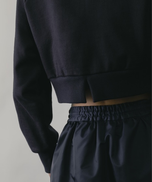 CINOH（チノ）の「HELENE SWEAT PULLOVER（Tシャツ/カットソー・レディース・ネイビー/ホワイト・38/36）」の8枚目の写真