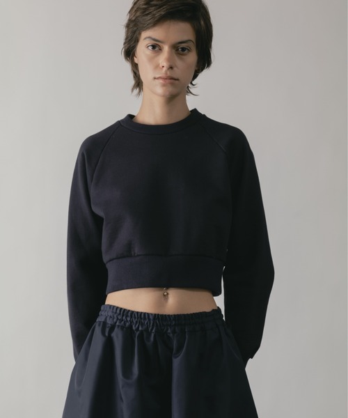 CINOH（チノ）の「HELENE SWEAT PULLOVER（Tシャツ/カットソー・レディース・ネイビー/ホワイト・38/36）」の11枚目の写真