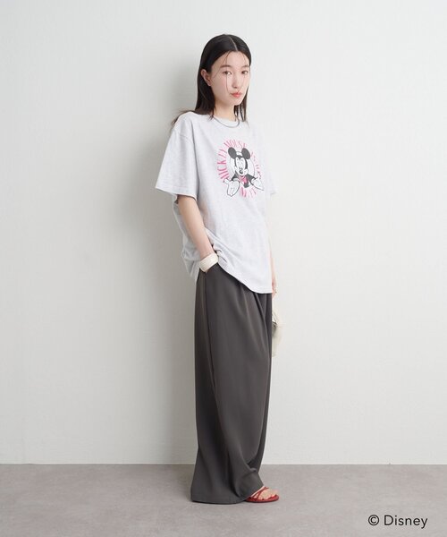 Omekashi(オメカシ)の「ミッキー/Tシャツ(Tシャツ/カットソー・レディース・グレー・FREE)」の22枚目の写真