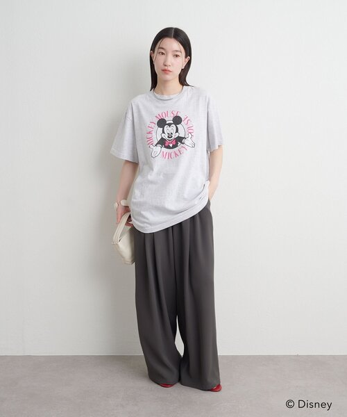 Omekashi(オメカシ)の「ミッキー/Tシャツ(Tシャツ/カットソー・レディース・グレー・FREE)」の18枚目の写真