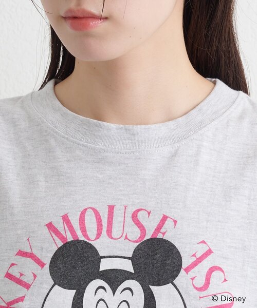 Omekashi(オメカシ)の「ミッキー/Tシャツ(Tシャツ/カットソー・レディース・グレー・FREE)」の14枚目の写真