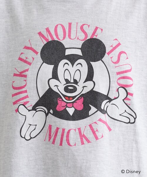 Omekashi(オメカシ)の「ミッキー/Tシャツ(Tシャツ/カットソー・レディース・グレー・FREE)」の13枚目の写真