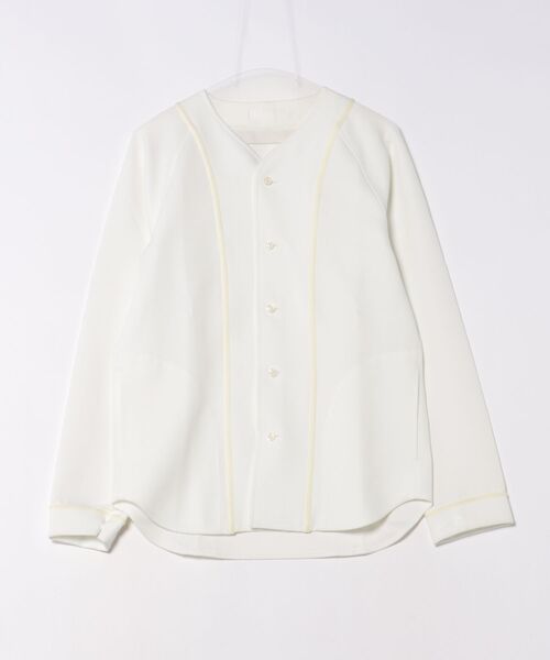 B.I.D.(ビーアイディー)の「《KATO(カトー)》15SS ナガソデベースボールシャツ(シャツ/ブラウス・メンズ・ブルー/ホワイト・1)」の2枚目の写真