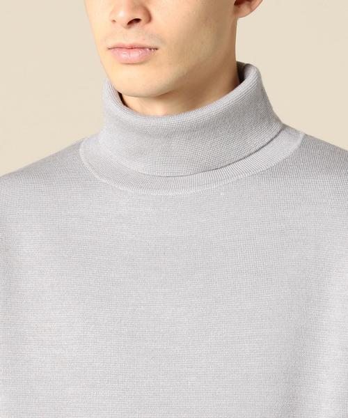 BEAUTY&YOUTH UNITED ARROWS（ビューティーアンドユースユナイテッドアローズ）の「BY ミラノリブ タートルネックニット◆（ニット/セーター・メンズ・ブラック/ライトグレー/その他1・SMALL/MEDIUM/LARGE/X-LARGE）」の21枚目の写真