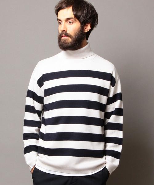 BEAUTY&YOUTH UNITED ARROWS（ビューティーアンドユースユナイテッドアローズ）の「BY ミラノリブ タートルネックニット◆（ニット/セーター・メンズ・ブラック/ライトグレー/その他1・SMALL/MEDIUM/LARGE/X-LARGE）」の5枚目の写真