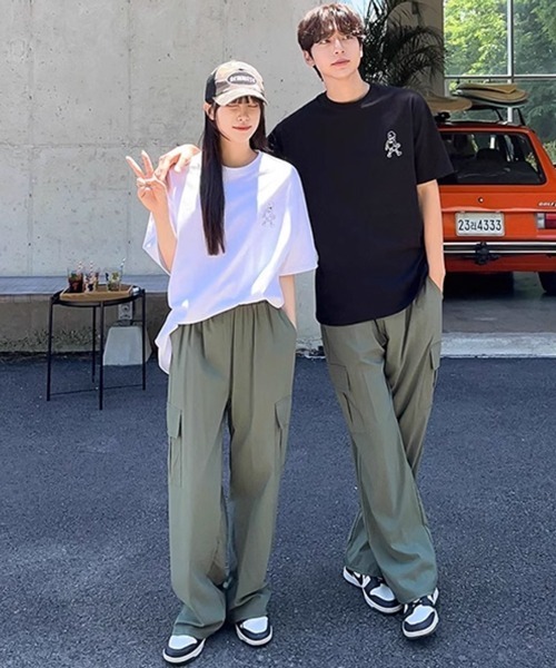 NOWLE(ノウル)の「【NOWLE】ゆるかわ スケートボード KID プリント 半袖 Tシャツ(Tシャツ/カットソー・メンズ・ブラック/ホワイト・X-LARGE/LARGE/MEDIUM)」の6枚目の写真