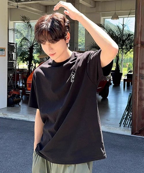 NOWLE(ノウル)の「【NOWLE】ゆるかわ スケートボード KID プリント 半袖 Tシャツ(Tシャツ/カットソー・メンズ・ブラック/ホワイト・X-LARGE/LARGE/MEDIUM)」の16枚目の写真