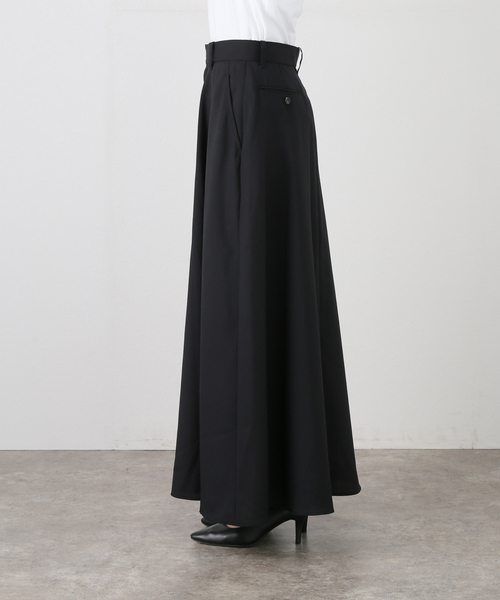 セール】【INSCRIRE /アンスクリア】Wool Maxi Skirt：スカート