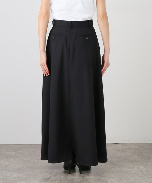 セール】【INSCRIRE /アンスクリア】Wool Maxi Skirt：スカート