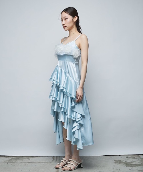 PAIN（ペイン）の「オーガンジーローズビスチェ（Tシャツ/カットソー・レディース・ピンク/ホワイト/ブラック・FREE）」の6枚目の写真