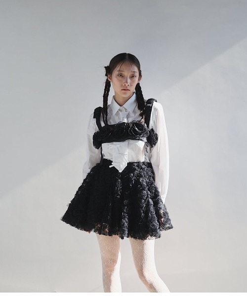 PAIN（ペイン）の「オーガンジーローズビスチェ（Tシャツ/カットソー・レディース・ピンク/ホワイト/ブラック・FREE）」の13枚目の写真