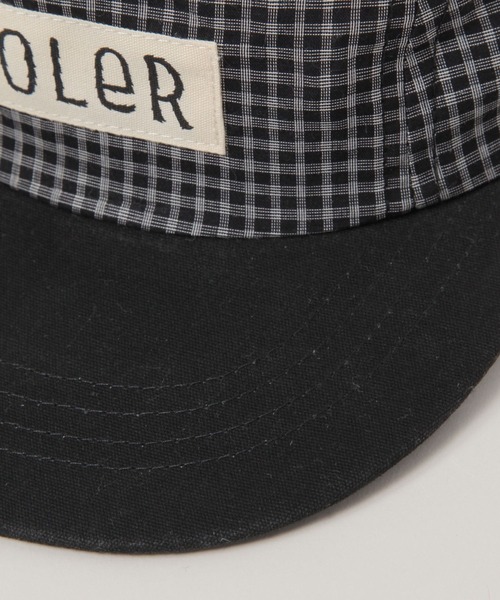 POLeR（ポーラー）の「【POLeR/ポーラー】ミニチェック柄/5パネルジェットキャップ（キャップ・メンズ・ダークグレー/キャメル・FREE）」の11枚目の写真