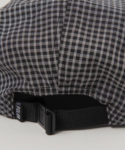 POLeR（ポーラー）の「【POLeR/ポーラー】ミニチェック柄/5パネルジェットキャップ（キャップ・メンズ・ダークグレー/キャメル・FREE）」の14枚目の写真