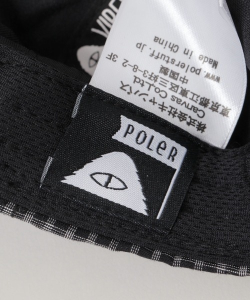POLeR（ポーラー）の「【POLeR/ポーラー】ミニチェック柄/5パネルジェットキャップ（キャップ・メンズ・ダークグレー/キャメル・FREE）」の15枚目の写真