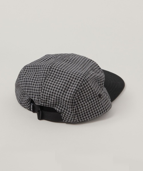 POLeR（ポーラー）の「【POLeR/ポーラー】ミニチェック柄/5パネルジェットキャップ（キャップ・メンズ・ダークグレー/キャメル・FREE）」の9枚目の写真