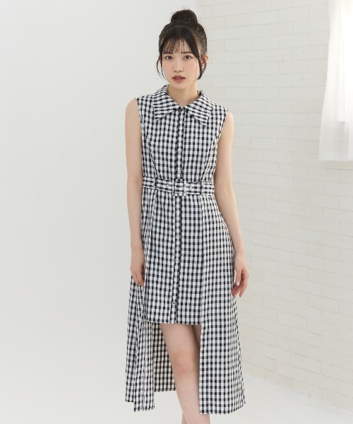 REDYAZEL（レディアゼル）の「イレヘムシャツワンピース（ワンピース・レディース・ネイビー/ブルー/ブラック系その他・FREE）」の21枚目の写真