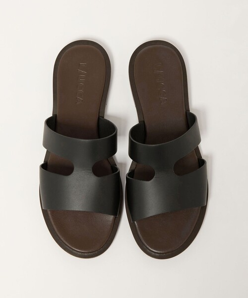 UNITED ARROWS（ユナイテッドアローズ）の「【別注】＜L/UCCA＞ PLAIN SDL/サンダル（サンダル・メンズ・ダークブラウン/ブラック・42/40/43/41）」の4枚目の写真