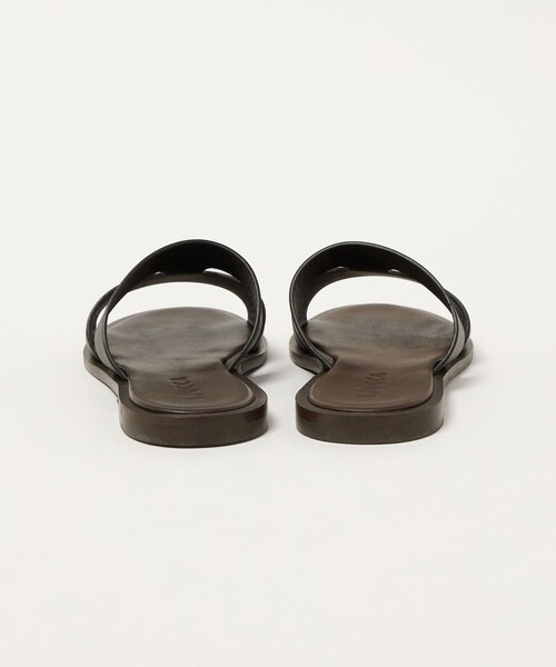 UNITED ARROWS（ユナイテッドアローズ）の「【別注】＜L/UCCA＞ PLAIN SDL/サンダル（サンダル・メンズ・ダークブラウン/ブラック・42/40/43/41）」の6枚目の写真