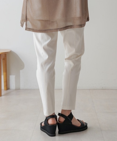 Bou Jeloud（ブージュルード）の「【接触冷感／UVカット】UV/COOL HAKIYASE+（その他パンツ・レディース・パープル/インディゴブルー/オフホワイト/カーキ/ブラック・X-LARGE/LARGE/MEDIUM/SMALL）」の9枚目の写真