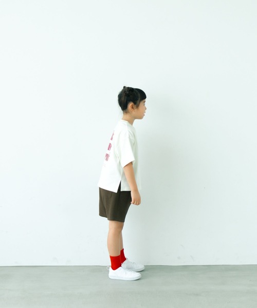 LOWRYS FARM(ローリーズファーム)の「ホップサックタックショートパンツ 320542(その他パンツ・キッズ・チャコールグレー/ダークブラウン/チェック・110cm/120cm/130cm/140cm/150cm)」の13枚目の写真