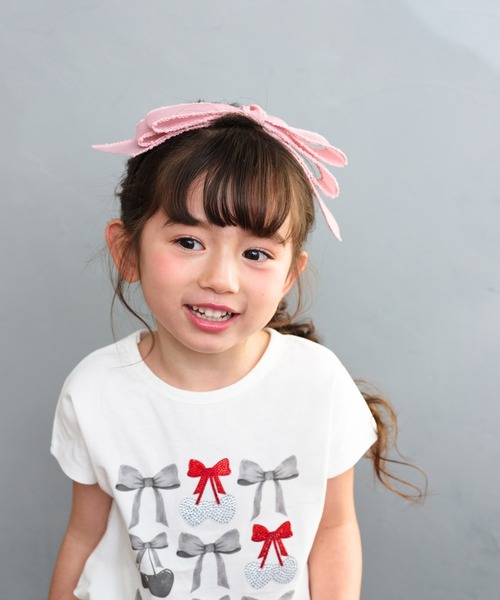 Rora（ローラ）の「チェリーポップ T（Tシャツ/カットソー・キッズ・チャコールグレー/レッド・110cm/120cm/130cm/140cm/150cm）」の19枚目の写真