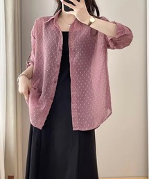シアードットバックスリットシャツ
