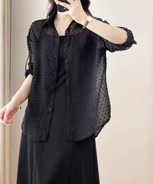 シアードットバックスリットシャツ