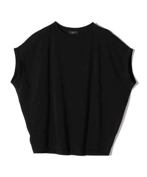 【シップス　ウィメン】SHIPS Primary Navy Label:サイロ プレミアム フレンチ スリーブ TEE SHIPS for women / シップスウィメン Primary Navy Label:サイロ