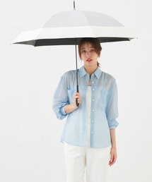 macocca（マコッカ）の「完全遮光 UVカット率100% 晴雨兼用 軽量スリム ジャンプ傘 makez. マケズ 2色切替 親骨58cm（長傘）」