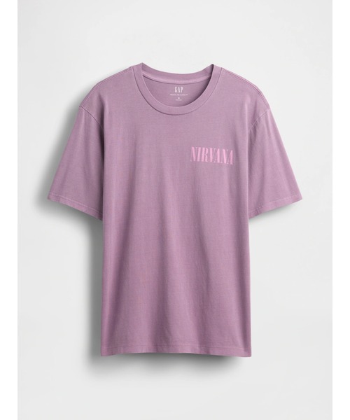 ○ニルヴァーナ リラックス グラフィックTシャツ/NIRVANA SMILE（T