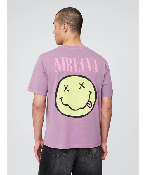 セール】○ニルヴァーナ リラックス グラフィックTシャツ/NIRVANA