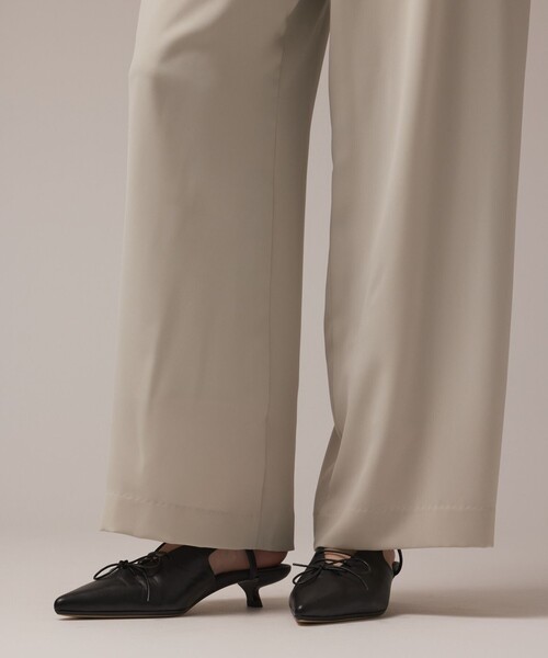 GRACE CONTINENTAL(グレースコンチネンタル)の「サテンワイドパンツ(その他パンツ・レディース・ブラック/ライトグリーン・38/36)」の19枚目の写真