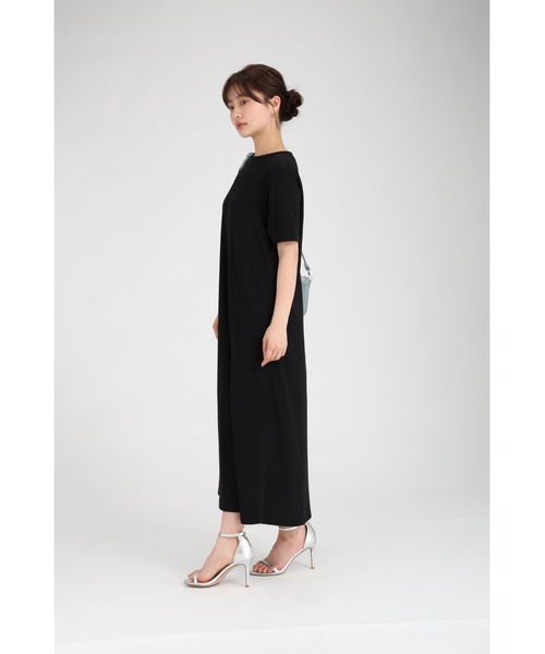 fifth（フィフス）の「【汗ジミ防止】リブワンピース（ワンピース・レディース・ブラック/グレイッシュベージュ・XS/M）」の6枚目の写真