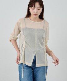 SHENERY | ギャザーシアーニット(ニット/セーター)