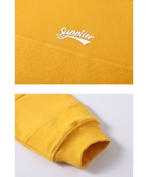 SUPPLIER（サプライヤー）の「スエット｜BORDER PANEL CREW｜SUPPLIER（スウェット・メンズ・イエロー・SMALL）」の3枚目の写真