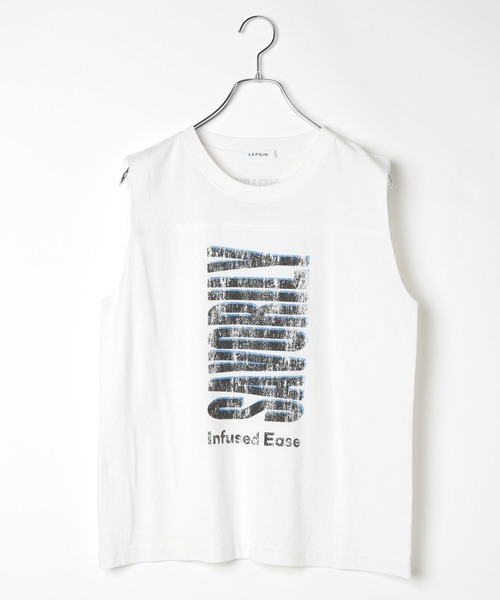 LEPSIM(レプシィム)の「USED加工ノースリーブ 574902(Tシャツ/カットソー・レディース・キャメル/オフホワイト/グレー・FREE)」の16枚目の写真