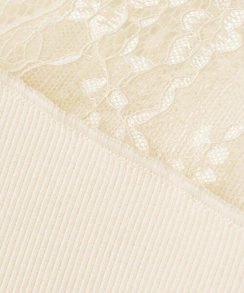 tシャツ 「BLANC」パッチワークリブカットソー レディース ◇【BLANC】パッチワークリブカットソー（Tシャツ/カットソー