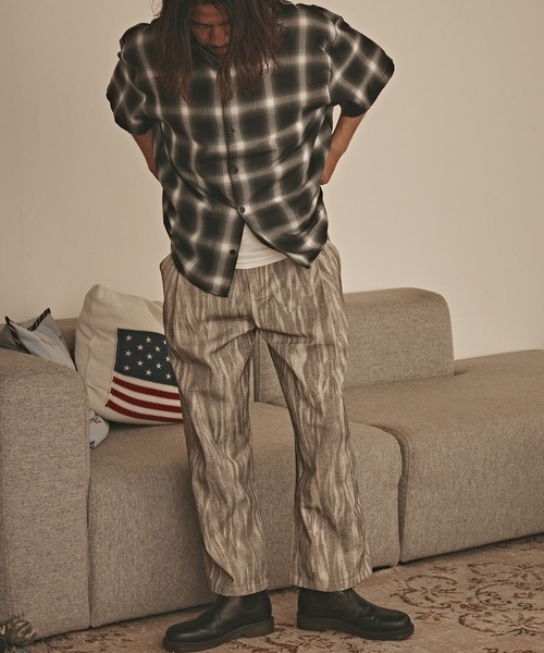 ALL RUNS(オールランズ)の「USED ライクチェックS/Sシャツ(シャツ/ブラウス・メンズ・オレンジ/ネイビー/ブラック/ホワイト・L/M)」の14枚目の写真