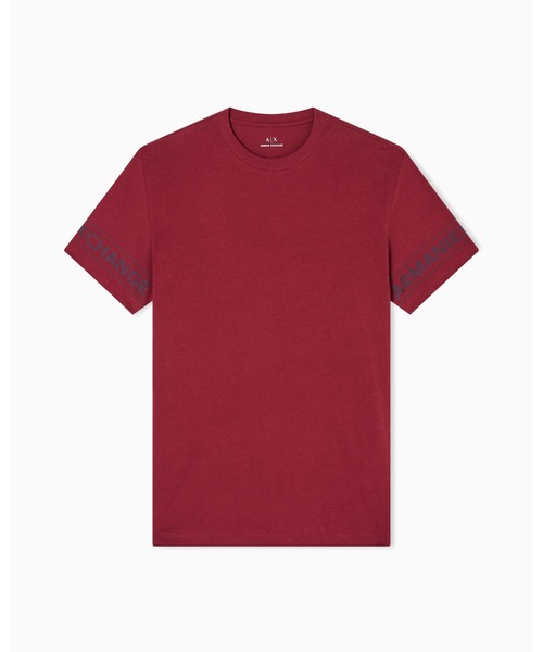 ARMANI EXCHANGE（アルマーニエクスチェンジ）の「【A|X アルマーニ エクスチェンジ】AXロゴ 半袖クルーネックTシャツ/REGULAR（Tシャツ/カットソー・メンズ・ストーン/レッド・X-LARGE/LARGE/MEDIUM/SMALL/X-SMALL/XX-LARGE）」の3枚目の写真