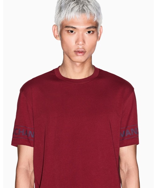 ARMANI EXCHANGE（アルマーニエクスチェンジ）の「【A|X アルマーニ エクスチェンジ】AXロゴ 半袖クルーネックTシャツ/REGULAR（Tシャツ/カットソー・メンズ・ストーン/レッド・X-LARGE/LARGE/MEDIUM/SMALL/X-SMALL/XX-LARGE）」の10枚目の写真