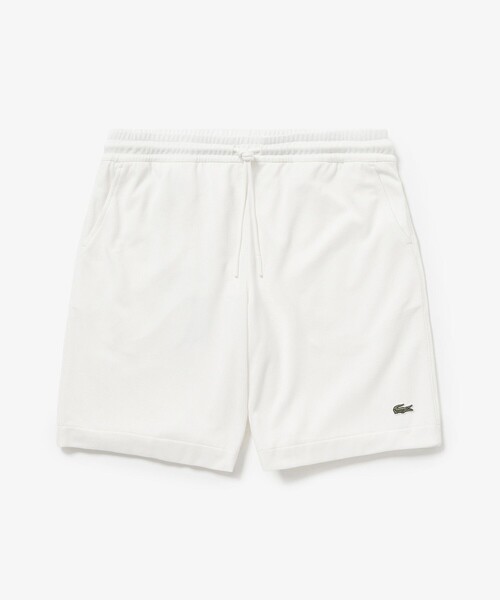 LACOSTE（ラコステ）の「L.12.12アレンジ 鹿の子地ショーツ（その他パンツ・メンズ・レッド系その他/オフホワイト/チャコールグレー/ブラック/チャコール/ホワイト・5/3/4）」の2枚目の写真