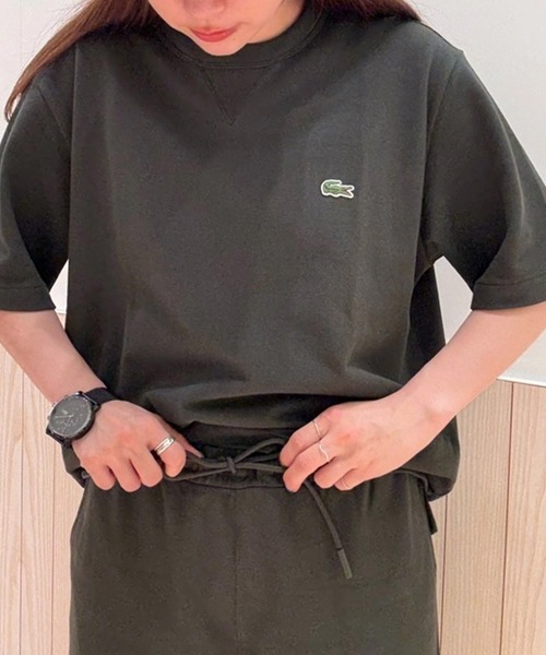 LACOSTE（ラコステ）の「L.12.12アレンジ 鹿の子地ショーツ（その他パンツ・メンズ・レッド系その他/オフホワイト/チャコールグレー/ブラック/チャコール/ホワイト・5/3/4）」の15枚目の写真