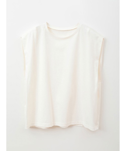 HER.（ハー）の「コットンノースリーブプルオーバー（Tシャツ/カットソー・レディース・ブラック/オフホワイト・フリー）」の13枚目の写真