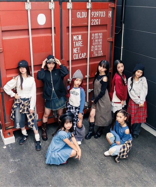 algy（アルジー）の「algyニット帽（ニットキャップ/ビーニー・キッズ・ブラック/グレー/オフホワイト・FREE）」の7枚目の写真