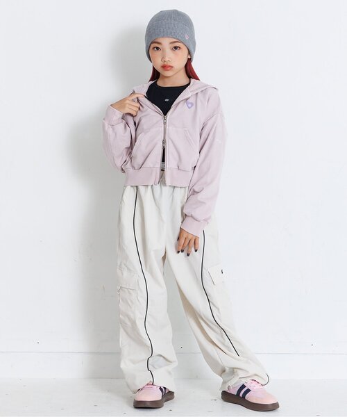 algy（アルジー）の「algyニット帽（ニットキャップ/ビーニー・キッズ・ブラック/グレー/オフホワイト・FREE）」の8枚目の写真