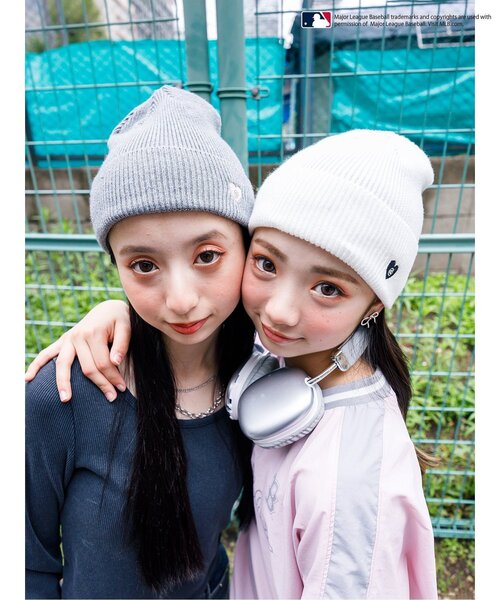 algy（アルジー）の「algyニット帽（ニットキャップ/ビーニー・キッズ・ブラック/グレー/オフホワイト・FREE）」の13枚目の写真