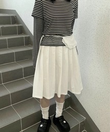 HALEY PESCA/【ウエストポーチ付き】ミディアム丈スカート