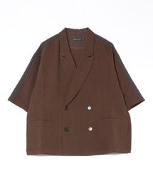 revertical（リバーティカル）の「ライン半袖テーラードジャケット（テーラードジャケット）」