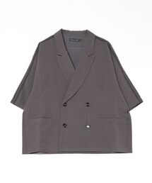 revertical（リバーティカル）の「ライン半袖テーラードジャケット（テーラードジャケット）」